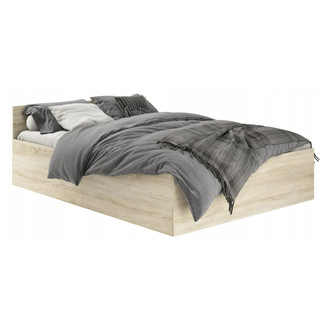Posteľ CLP so zdvíhacím roštom 140x200 cm - dub sonoma