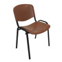 Konferenčná plastová stolička ISO Čierna - galéria #12