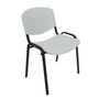 Konferenčná plastová stolička ISO Čierna - galéria #11