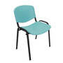 Konferenčná plastová stolička ISO Tyrkysová - galéria #9