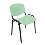 Konferenčná plastová stolička ISO Sivá - galéria #8