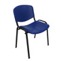 Konferenčná plastová stolička ISO Svetlo modrá - galéria #6
