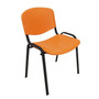 Konferenčná plastová stolička ISO Čierna - galéria #4