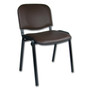 Konferenčná stolička ISO eko-koža Tmavo sivá D23 EKO - galéria #13