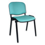 Konferenčná stolička ISO eko-koža Tmavo sivá D23 EKO - galéria #7