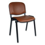 Konferenčná stolička ISO eko-koža Hnedá D19 EKO - galéria #3