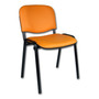 Konferenčná stolička ISO eko-koža Oranžová D20 EKO