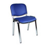 Konferenčná stolička ISO eko-koža CHROM Hnedá D19 EKO - galéria #14