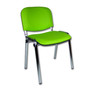 Konferenčná stolička ISO eko-koža CHROM Hnedá D19 EKO - galéria #13