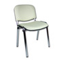Konferenčná stolička ISO eko-koža CHROM Sivá D22 EKO - galéria #6
