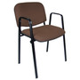 Konferenčná stolička ISO s područkami C51 – oranžová - galéria #10