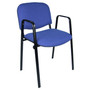 Konferenčná stolička ISO s područkami C38 – sivá - galéria #8