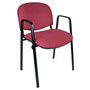 Konferenčná stolička ISO s područkami C32 – čierna/zelená - galéria #6