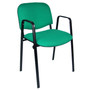 Konferenčná stolička ISO s područkami C51 – oranžová - galéria #2