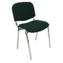 Konferenčná stolička ISO CHROM C34 – zelená - galéria #6