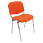 Konferenčná stolička ISO CHROM C4 – béžová/hnedá - galéria #3