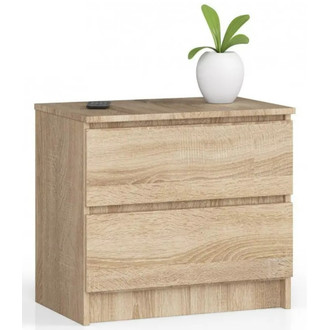 Nočný stolík K60 2S - dub sonoma