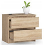 Nočný stolík K60 2S - dub sonoma - galéria #1