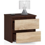 Nočný stolík CL2 - wenge/dub sonoma - galéria #1