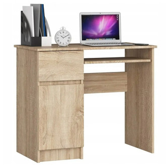 Počítačový stôl PIKSEL ľavá - dub sonoma