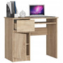 Počítačový stôl PIKSEL ľavá - dub sonoma - galéria #1