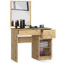 Toaletný stolík P-2/SL 500x600 pravá - dub artisan - galéria #1