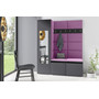 Predsieňová stena AMI 14 Grafit Fialová