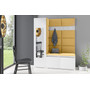 Predsieňová stena AMI 14 Biela Žltá