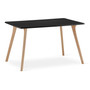 Jedálenský stôl MONTI 120x80cm - dub/čierna