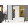 Predsieňová stena AMI 11 Žltá Biela So zrkadlom