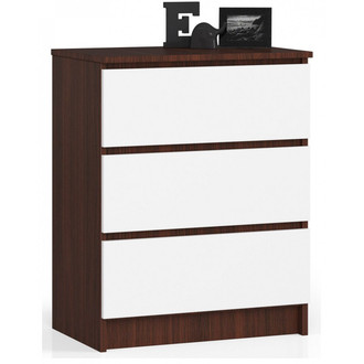 Komoda K60 - wenge/biela
