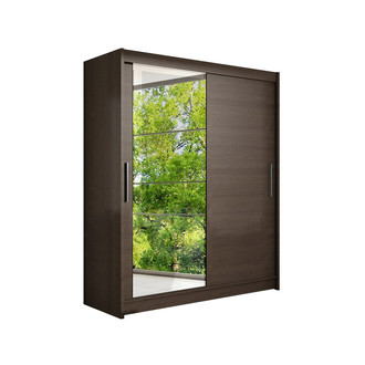 Veľká šatníková skriňa WESTA VI čokoládová šírka 150 cm