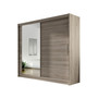 Veľká šatníková skriňa BEGA VI trufla šírka 180 cm