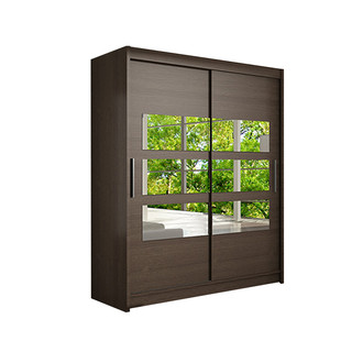Veľká šatníková skriňa WESTA VII čokoládová šírka 150 cm