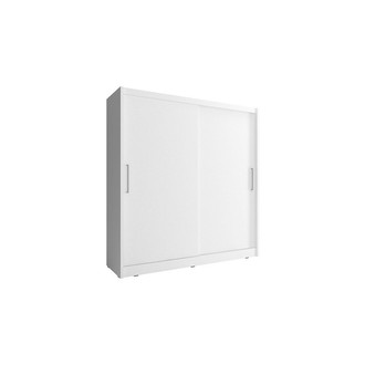 Veľká šatníková skriňa ASTON II biela šírka 250 cm