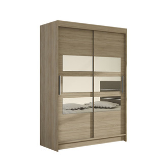 Veľká šatníková skriňa MIAMI V sonoma šírka 120 cm
