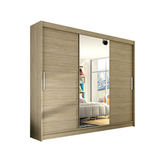 Veľká šatníková skriňa ASTON I dub sonoma šírka 250 cm