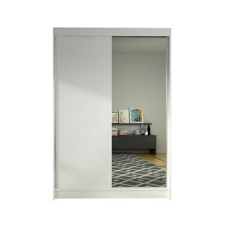 Šatníková skriňa LINO I šírka 120 cm - biela