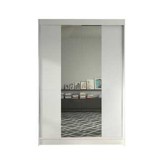 Šatníková skriňa LINO II šírka 120 cm - biela