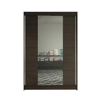 Šatníková skriňa LINO II šírka 120 cm - čokoláda