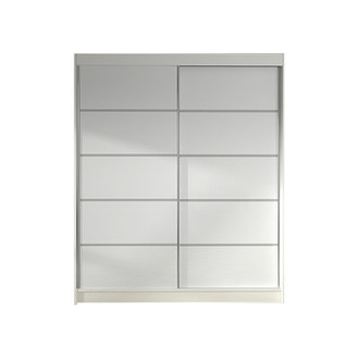 Šatníková skriňa LINO IV šírka 120 cm - biela