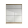 Šatníková skriňa LINO IV šírka 120 cm - dub sonoma/biela