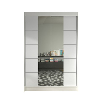 Šatníková skriňa LINO V šírka 120 cm - biela