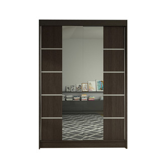 Šatníková skriňa LINO V šírka 120 cm - čokoláda
