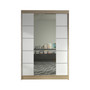 Šatníková skriňa LINO V šírka 120 cm - dub sonoma/biela
