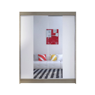 Šatníková skriňa CAMINO II šírka 150 cm - dub sonoma/biela