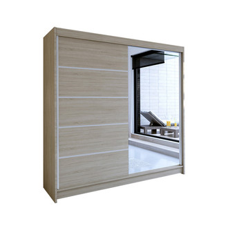 Šatníková skriňa TALIN III šírka 180 cm - dub sonoma