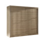 Šatníková skriňa BASTI X šírka 200 cm - dub sonoma