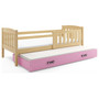 Detská posteľ KUBUS s výsuvnou posteľou 80x190 cm - borovica Zelená - galéria #3