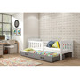 Detská posteľ KUBUS s výsuvnou posteľou 90x200 cm - biela Zelená - galéria #4
